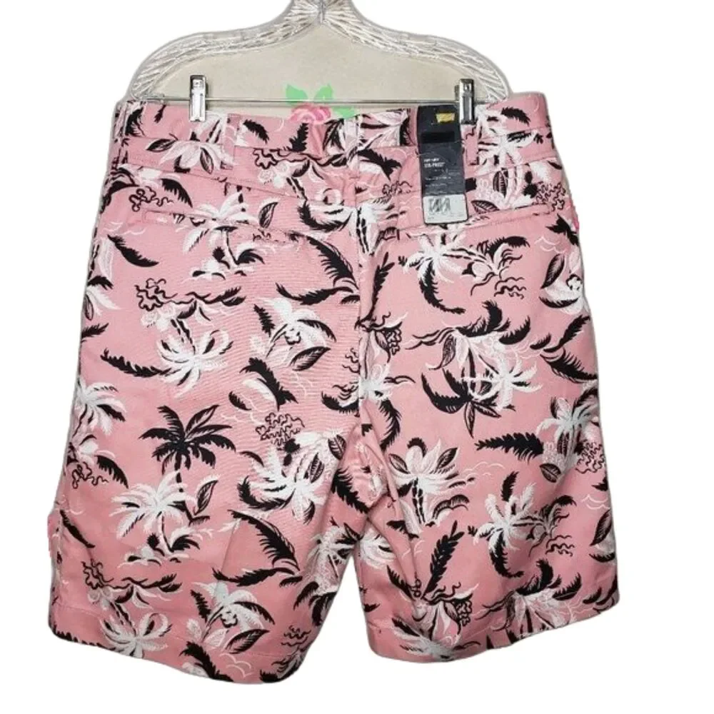LEVIS Shorts Sta-Prest Pink Palm Boxy Shorts Mens Size 38 NEW